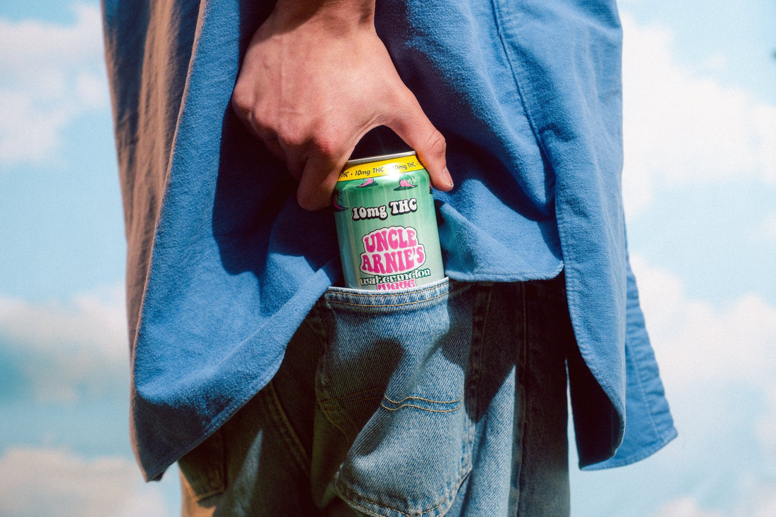 Fast-acting hemp-derived THC drink using nano-emulsified THC