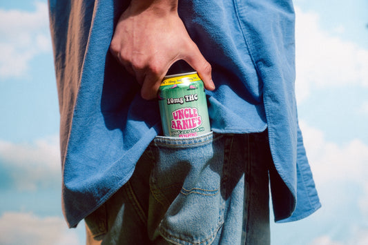 Fast-acting hemp-derived THC drink using nano-emulsified THC